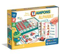 Clementoni - Mon Coffret Tampons Alphabet dès 4 Ans - 16 Jeux Évolutifs pour Enfant - pour Apprendre Les Premières Lettres en s’Amusant - Apprentissage - Pratique - Idée Cadeau - Fabriqué en Italie