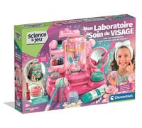 Clementoni - Mon Laboratoire Soin du Visage dès 8 Ans | - Kit Loisir Créatif Enfant Complet - Créer tes Propres Cosmétiques - Masques + Crèmes - Manuel illustré - Fabriqué en Italie