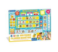 Clementoni | Mon Premier Calendrier Magnétique pour Enfants 4-6 Ans | 70 Magnets | Apprentissage Jours, Mois, Saisons, Météo, Humeurs | Autonomie et Vocabulaire | Idée Cadeau