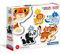 Clementoni - My First Puzzles - Animaux Sauvages - 2-3 - 4-5 pièces - 20810 Multicolore