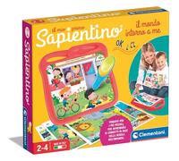 Clementoni - Mon Premier Sapientino, Le Monde Autour de Moi, Banquet éducatif 24 activités sur l'école de l'enfance et Stylo interactif, Jeu Enfants 2-4 Ans, fabriqué en Italie, Langue Italienne,