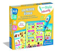 Clementoni | Mon Stylo Interactif - La Petite École pour Enfants 4 à 6 Ans | Jeu Éducatif Interactif | 16 Activités | Stylo Sonore et Lumineux | Préparation à l'École Primaire | | Ideé Cadeau Enfant