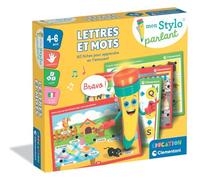 Clementoni – Jeu éducatif – Mon Stylo Parlant Lettres et Mots – 4-6 ans, stylo lumineux