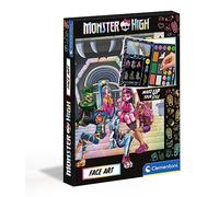 Clementoni Monster High Face Art, Coffret pour Réaliser Maquillage, pour Enfants, Multicolore - 18788