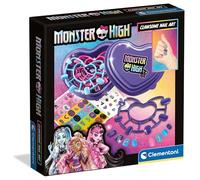 Clementoni - Dark Nail Monster High - Faux Ongles A Décorer Theme Monster High - Des 6Ans