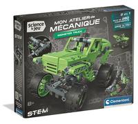 Clementoni – Coffret de construction mécanique Monster Truck – Dès 8 ans, 2 modèles STEM