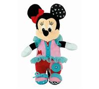 Clementoni – Peluche Montessori Habille Baby Minnie – Jeu interactif pour motricité – Enfant