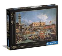 Clementoni- Museum Collection Canaletto, Return of Bucentaur at The Molo on Ascension Day-1000 Pièces-Puzzle, Divertissement pour Adultes-Fabriqué en Italie, 39764
