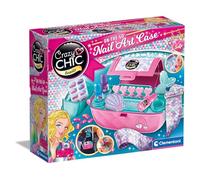 CLEMENTONI - Nail Art Case - Coffret manucure pour Enfants dès 6 Ans - Activité créative et Tendance pour décorer Ses Ongles - Vernis et Accessoires Inclus