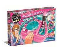 Clementoni - Nail art studio - Machine à paillettes + sècheuse vernis - Vernis inclus