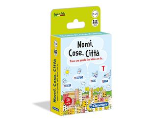 Clementoni - Names, Things, City Board Game, 7-99 years, Multicolor, 16563 Names