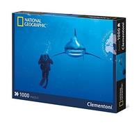 Clementoni National Geographic Puzzle Whitetip Requin 1000 Pièces Shark Neuf