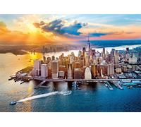 Clementoni New York Puzzle 500 pièces adulte - USA Puzzle adulte en 49 x 36 cm - Puzzle adulte sophistiqué de Clementoni 35543