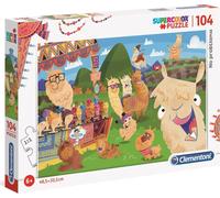 Clementoni No ProbLLAMA jeu de puzzle 104 pièce(s) Dessins animés