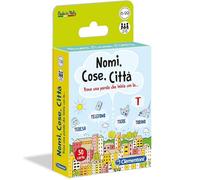 Clementoni Noms Choses et Ville 50 Cartes Sur Mots Et Division Langue Italienne