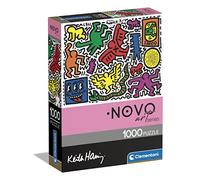 Clementoni- Novo Art Series Keith Haring-1000 Pièces-Puzzle, Divertissement pour Adultes-Fabriqué en Italie, 39756