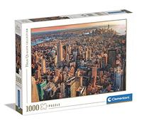 Clementoni Nueva 1000pzs Does Not Apply Collection New York City 1000 pièces, Ville, Puzzle Paysage, Divertissement Adulte-fabriqué en Italie, 39646, Multicolore, Medium