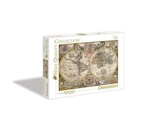 Clementoni Old Map Jeu de puzzle 3000 pièce(s) Cartes