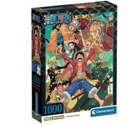 Clementoni One Piece Puzzle 1000 pièces avec poster - Jeu de construction pour les fans de manga et d'anime - pour adultes et enfants à partir de 9 ans, 39921