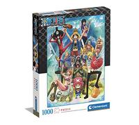Clementoni - One Piece - Puzzle de 1000 Pièces - Jeu de Patience et de Réflexion - Format Portait - Image Net - Décoration - 70 x 50 Cm - À Partir de 14 Ans
