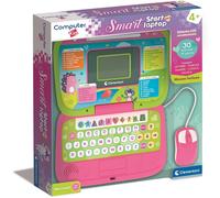 Clementoni - Ordinateur Kid Smart Start Laptop Rose, Jeu Éducatif Pour Enfants