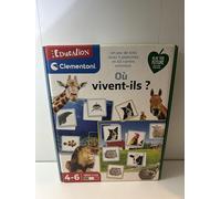 Clementoni – Coffret «Où vivent-ils ?»