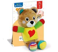 Clementoni Ourson Bob Le Panda Peluche Nouveau-Né Premières Activités 0-36 Mois