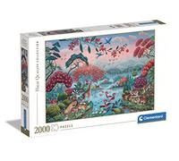 Clementoni Pacifica Selva 2000pzs Does Not Apply Collection The Peaceful Adulte 2000 pièces, paysages, Jungle, Puzzle Animaux-fabriqué en Italie, 32571, Multicolore, Medium