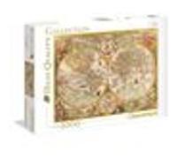 Clementoni Panorama Jigsaw historique Carte du monde 2000 pièces multicolore G