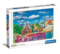 Clementoni - Park Güell - Barcelone - Puzzle de 1000 Pièces - Jeu de Patience et de Réflexion - Format Paysage - Image Net - 70 x 50 Cm - À Partir de 10 Ans