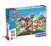 Clementoni - Pat'Patrouille - Puzzle de 60 Pièces - Jeu de Patience et de Réflexion - Format Paysage - Image Net - 33,5 x 23,5 Cm - pour Enfants À Partir de 4 Ans