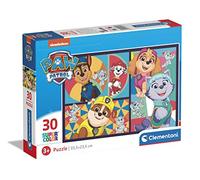 Clementoni- Paw Patrol Supercolor Pat'Patrouille-30 Pièces, Enfants 3 Ans, Puzzle Dessin Animé-Fabriqué en Italie, 20275