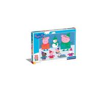 Clementoni Puzzle Supercolor Peppa Pig – 104 maxi pièces – Jeu de création et logique 4 ans+