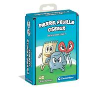 Clementoni - Pierre Feuille Ciseaux Cartes 5 Ans - Jeu Enfant Rapide et Amusant, stratégie et réflexes, Jouet de Voyage, idée Cadeau Fille garçon