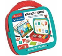 Clementoni- Porte-documents magnétique Chiffres et formes Set éducatif, multicolore, moyen (55493) CLEMENTONI
