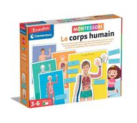 CLEMENTONI - PRESCHOOL GAMES - Le corps humain -52611. Dimensions : 34 x 27 x 6,5 CM