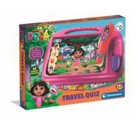 CLEMENTONI - Pupitre Éducatif Dora l'Exploratrice dès 4 ans - Tableau Interactif avec Activités d’Éveil pour Apprendre en Jouant - Jeu Éducatif Complet pour Enfants