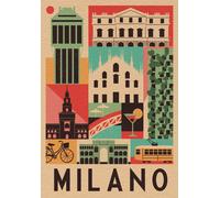 Clementoni puzzel 1000 STYLE IN THE CITY MILANO COMPACT BOX- =2024=
