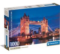 Clementoni puzzel 1000 TOWER BRIDGE AT NIGHT
