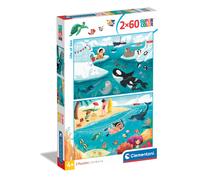 Clementoni – Life at Sea – 2x60 pièces