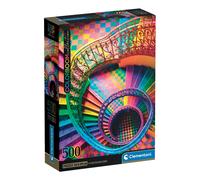 Clementoni - Puzzel met 500 stukjes voor volwassenen en jongens, Colorboom Colle