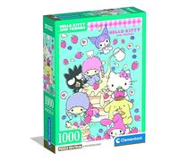 Clementoni – Puzzle 1000 pièces Hello Kitty – 14 ans et + – 50 x 70 cm
