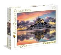 Clementoni - Puzzle 1000 pièces - Le magnifique Mont Saint-Michel - Architecture et monument - Adulte