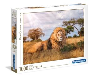 Clementoni Puzzle 1000 pièces Le Roi 39479 High Quality savanne lion Afrique