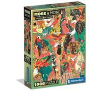 Clementoni Puzzle 1000 pièces - More is more - Animals & Botanics