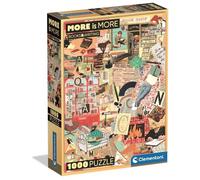 Clementoni Puzzle 1000 pièces - More is more - Books & Writing