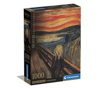 Clementoni | Puzzle 1000 Pièces pour Adultes | Le Cri d’Edvard Munch | 70 x 50 cm | Museum Collection | Œuvre Expressionniste | Jeu de Société Adulte | Activité Artistique | Détente