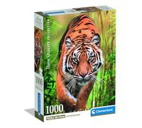 Clementoni Puzzle 1000 pièces The Hunter's Path – 14 ans et +, Paysage nature, ambiance mystique
