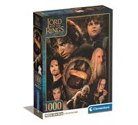 Clementoni Puzzle Lord of The Rings – 1000 pièces, affiche incluse, multicolore (39907)