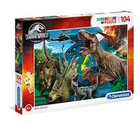 Clementoni- Puzzle 104 pièces-Jurassic World, 27196